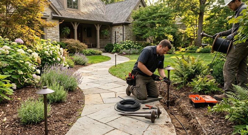 Landscape Lighting Repair in Heber City, UT