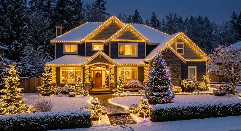 Xmas Lights Installation in Alpharetta, GA